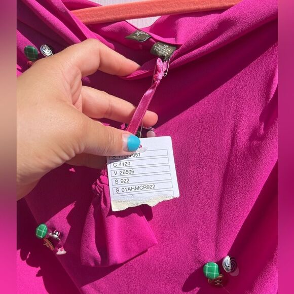 Anthropologie Fei Button Embellished Wrap Skirt NWT - Picture 7 of 8